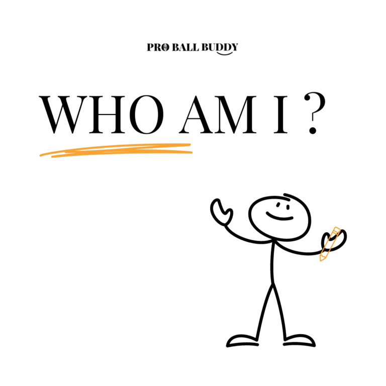 who am i? stick man writing